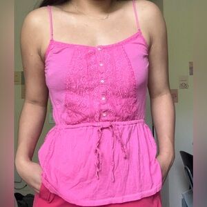 Y2K Aeropostale pink babydoll shir